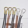 Brown Thin Leather Waist Belt Vintage Smooth Gold Buckle Adjustable for Female Cocktail Party Wear