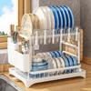 Kitchen Dish Rack Household Chopsticks Knife and Fork Storage Rack Countertop Drying Rack
