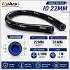 Universal 1 Meter Black 4-Ply Silicone Tubing Hose Car Vacuum Line Flexible Engine Heat Resistant Flame Retardant Silica Gel Tub