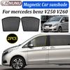 LINNUNU Для mercedes benz V250 Vito V260 L магнитная автомобильная солнцезащитная шторка сетка Блок от солнечного света Внутренний аксессуар Солнцезащитный