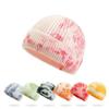 Korean Style Wild Melon Hat Tie-dyed Woolen Hat Female Japanese Wild Knitted Hat Autumn Gradient Baotou Hat