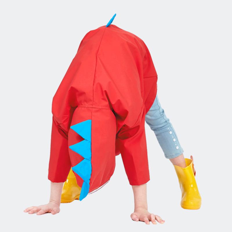 Милый детский дождевик из полиэстера с динозавром, уличный водонепроницаемый дождевик, детское непромокаемое пончо, дождевик для мальчиков и девочек, подарок