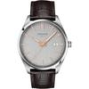Мужские часы Tissot, PR100, Серебристый циферблат, Кожаный ремешок, T1504101603100 [Официальный импорт]