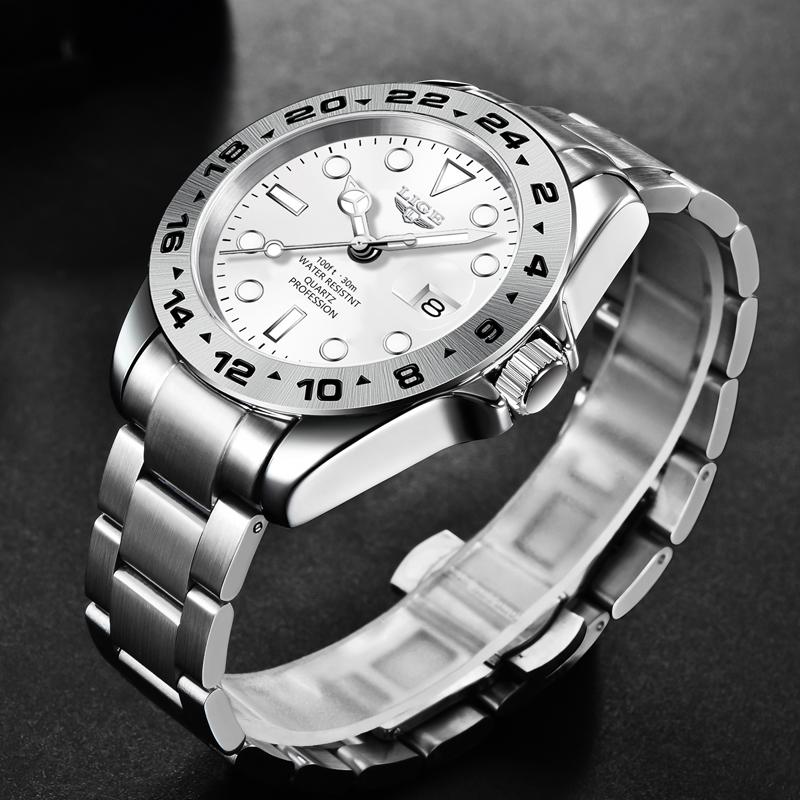 LIGE Sell Men Watch Sport Mens Watches Top Brand Luxury Military Waterproof Full Steel Quartz Clock Men Relogio Masculino