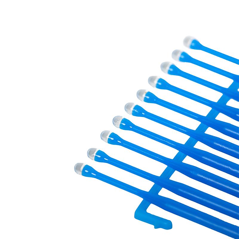 10Pcs/Box Dental Bendable Micro Applicator Plastic Stick With Adhesive Tip