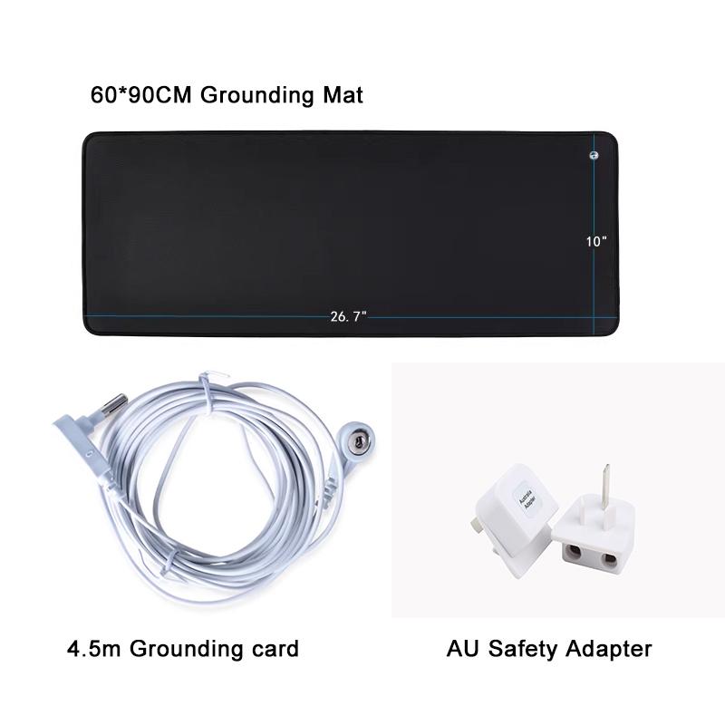 Grounding Mat for Improving Sleep, Grounding Pad for Health, Grounding Bed Mat with Grounding Cord for Better Working (35.5 * 23.6inch/90*60cm)