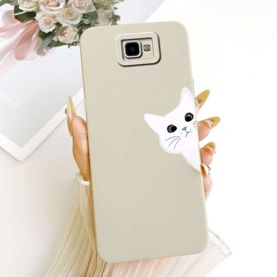 For Samsung Galaxy J4+ Case Sweet Cute Cat Pattern Cover For Samsung J 4 J4 Plus Silicone Soft Cases ShockProof Bumpers