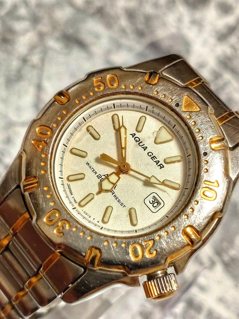 Рабочая новая батарея SEIKO ALBA Aqua Gear состояние, установлена. мужские/женские часы, золотой/серебряный, унисекс.