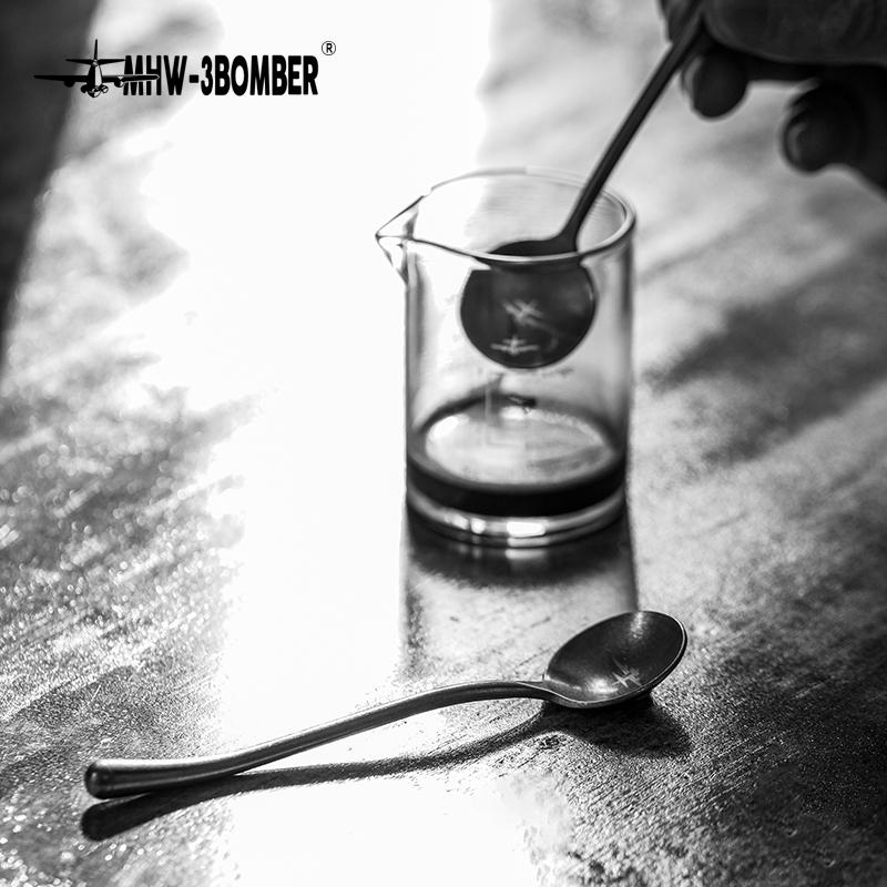 MHW-3BOMBER Stainless Steel Coffee Stirring Spoon Exquisite Coffee Spoon Portable Coffee Tools Professional Barista Accessories