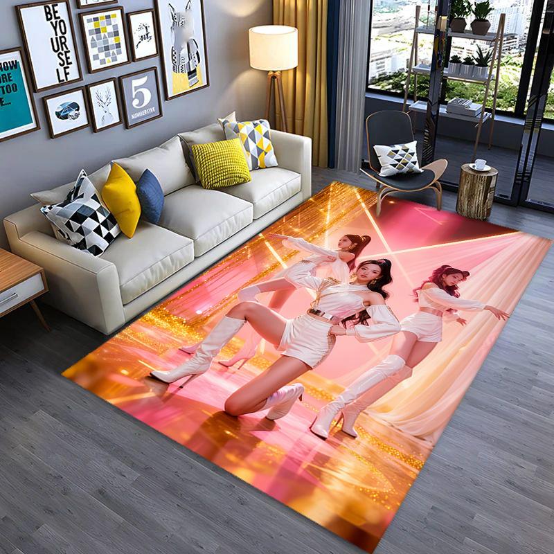 Vibrant Fashion Playful Elegance carpet Living room and bedroom mats Suitable for all seasons Office chair cushion Protective pad Room