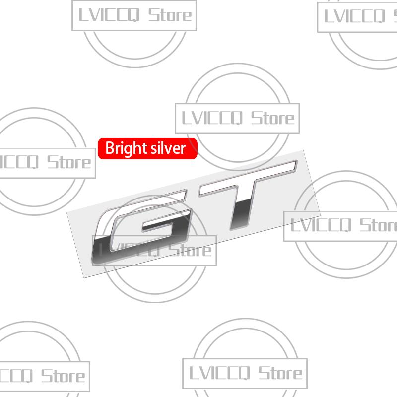 Car Emblem 3D Metal GT Badge Logo Body Decals Sticker For 2025 Peugeot GT Line 208 2008 308 3008 208 5008 306 RCZ 206 CC 407 207
