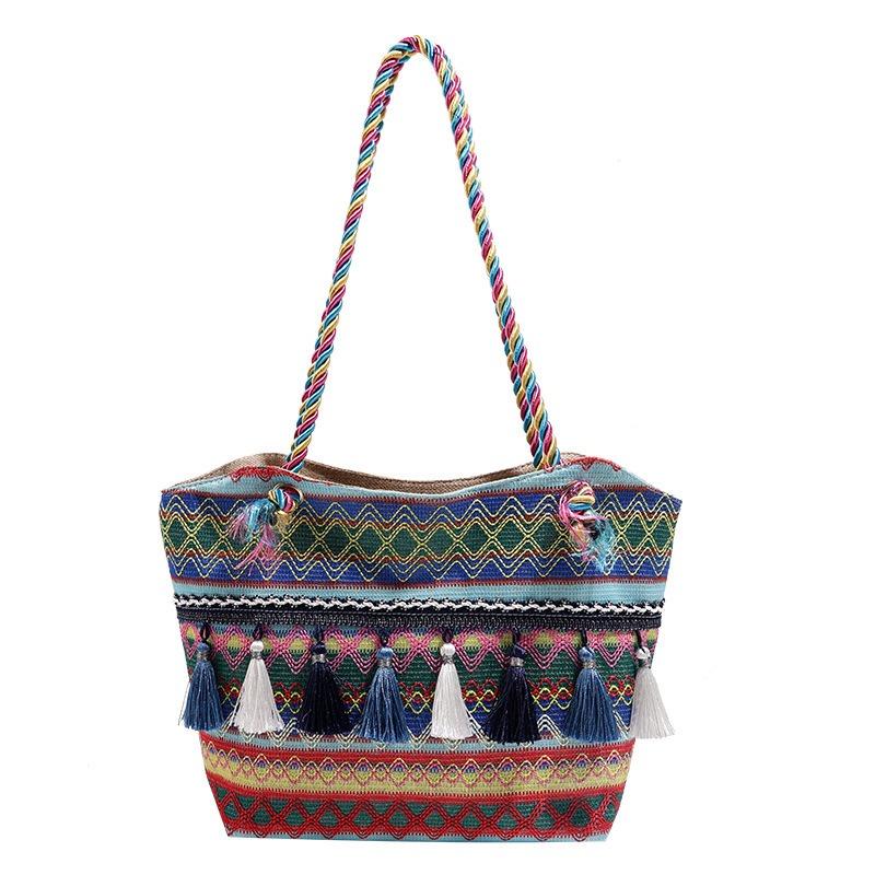 Bag Female Bag Ethnic Style Shoulder Bag Large Capacity Handbag
