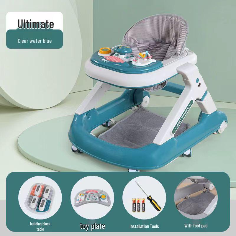 Многофункциональные ходунки-коляска с защитой от опрокидывания для мальчиков и девочек