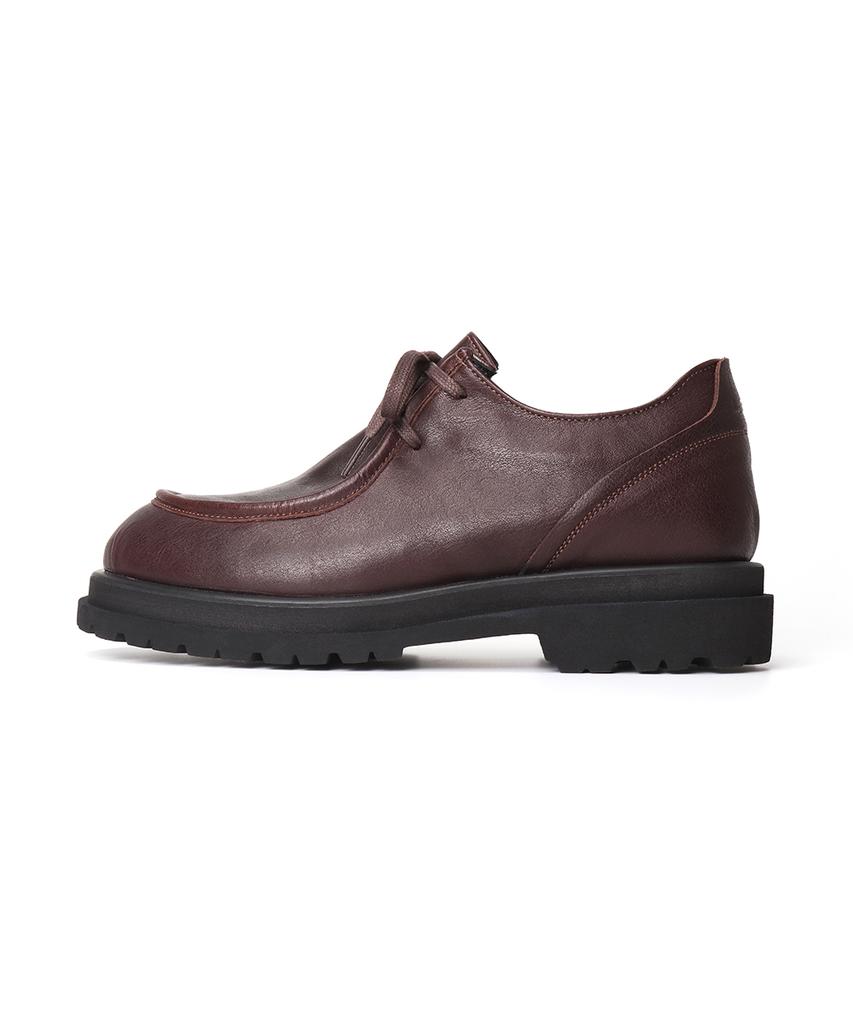 Like Some More Leuche 002 Derby Shoes [Brown]