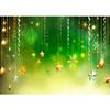 Christmas Ball Star Green Bokeh Photography Backgrounds for Photo Shootings Vinyl Backdrop for Baby Children Family Photo Studio