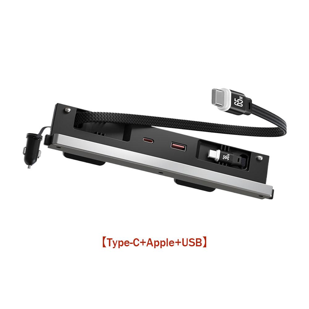 USB-концентратор Type-C Быстрая зарядка для Tesla Model Y Juniper 2026-26 и Model 3 Highland 2026-26 YL Док-станция для консоли Аксессуары