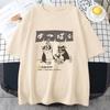 Women Tshirt Streetwear Japanese Harajuku Funny Drinking Cat T-Shirt 100% Cotton Summer Cartoon T Shirt Unisex Hip Hop Tops Tees