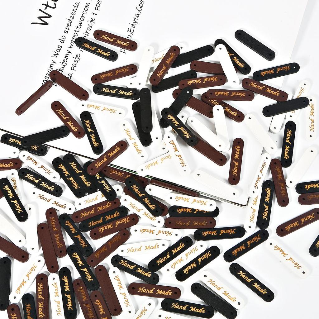 Вышивание этикеток с буквами, бирки с буквами ручной работы, овальные этикетки с тиснением, DIY этикетки с флагами, принадлежности для рукоделия, украшение для домашнего вязания, 50 шт./лот