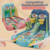 Детская настольная игра в баскетбол на пальцах - двойная битва, развивающая игрушка для родителей и детей