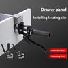 Drawer Front Installation Clamps with Ergonomic Handle Adjustable Multipurpose Easy To Use Drawer Panel Installation Fixing Clips