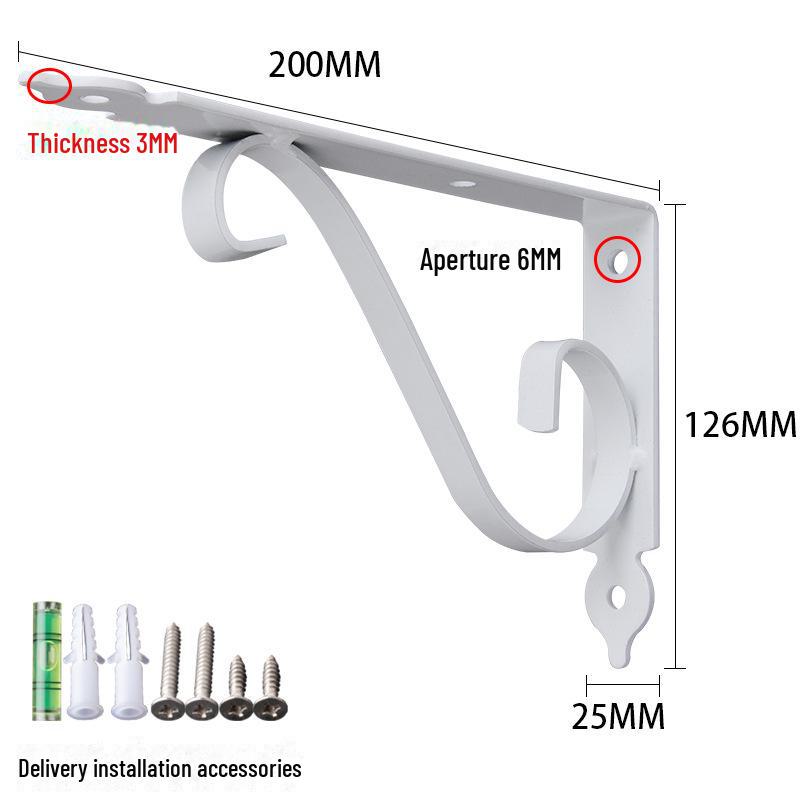 Утолщенный железный треугольный кронштейн для мраморной столешницы