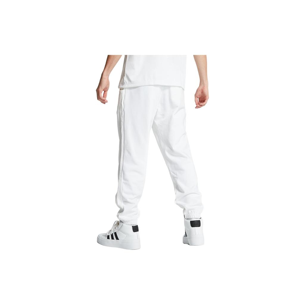adidas Брюки Originals Trefoil Ninja, флисовые вязаные джоггеры со средней талией, мужские брюки белого цвета GP2322