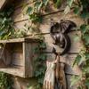 Multi-functional Wall Mount Key Rack Iron Car Key Hook Rack Iron Dragon Tail Hook  for Home