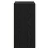 Sideboard in Black Oak Look 59 x 39 x 80 cm Particleboard