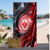 Пляжное полотенце Eintracht Frankfurt Football Print, Большое Мягкое Быстросохнущее Полотенце для Пляжа Кемпинга Плавания
