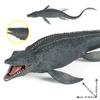 Dinosaur Toy Plastic Figure Surprise Gifts For Children Home Decoration Finger Mosasaurus Dinosaur Model Party Prop