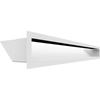 Vent Cover LUFT 9x80 White Slim