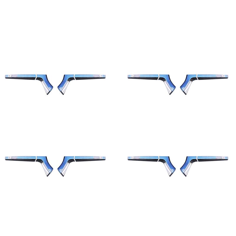 16 шт. ABS Хромированные Накладки на Полоски Боковых Зеркал Заднего Вида Наклейка Для Toyota Corolla Cross 2025 2025 RHD-A99D