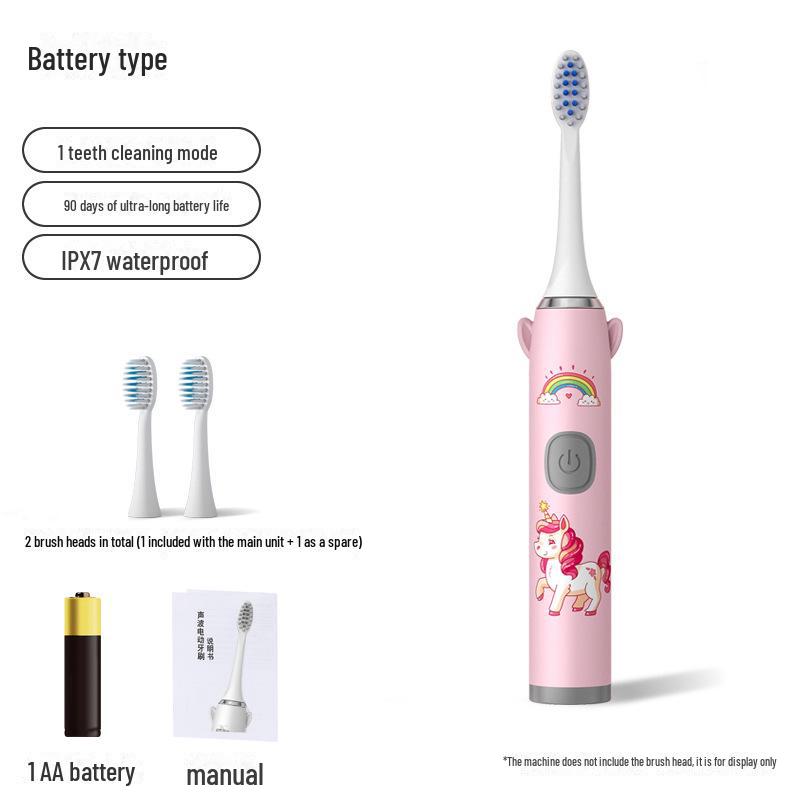 Универсальная перезаряжаемая беспроводная электрическая зубная щетка Sonic для взрослых и детей — набор для пары с дополнительными насадками