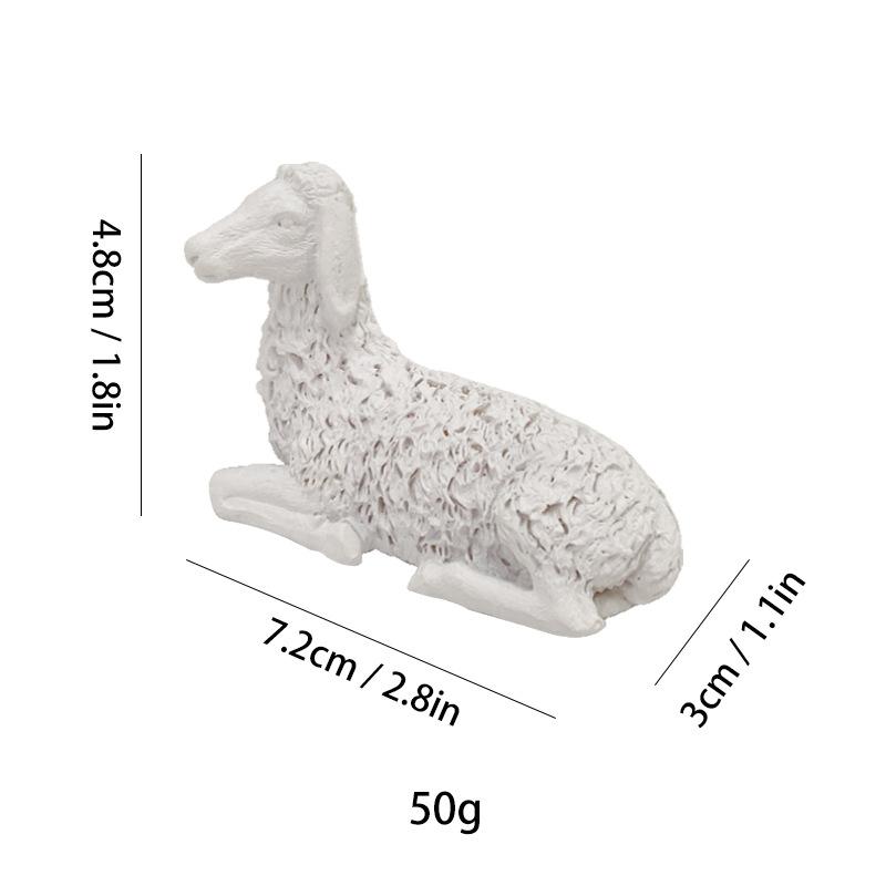 Скульптура имитирующая человеческую фигуру Христос Католицизм Пастух Ангел Смоляные поделки Иисус Домашнее украшение Украшения