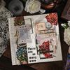 Световой лазерный набор наклеек «Темная роза и ракушка» – ПЭТ для DIY-журнала и детские наклейки