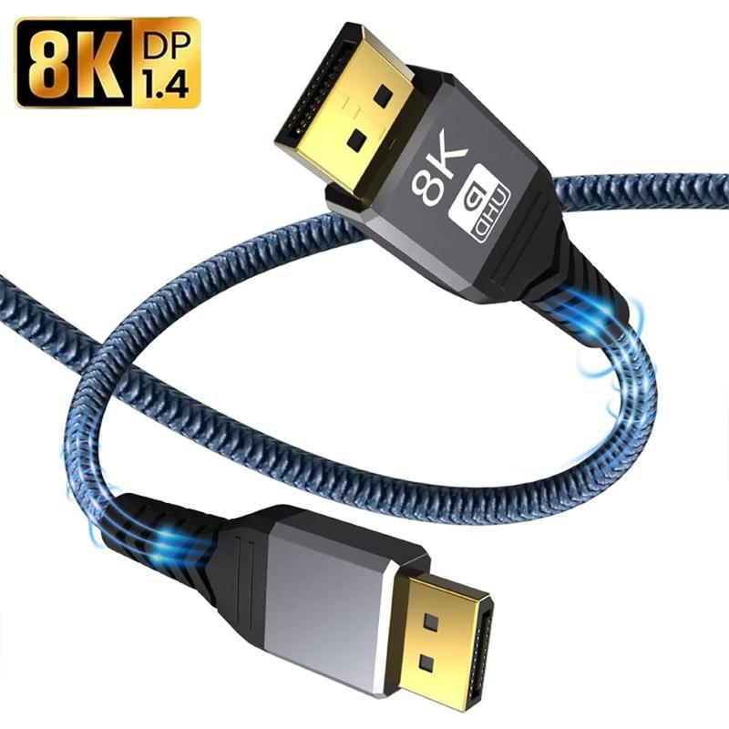 Кабель Display Port DP 240 Гц Кабель DP Кабель 4K 144 Гц 165 Гц Шнур Display Port Адаптер Для Видео ПК Ноутбука Телевизора Xbox Проектора Игровой