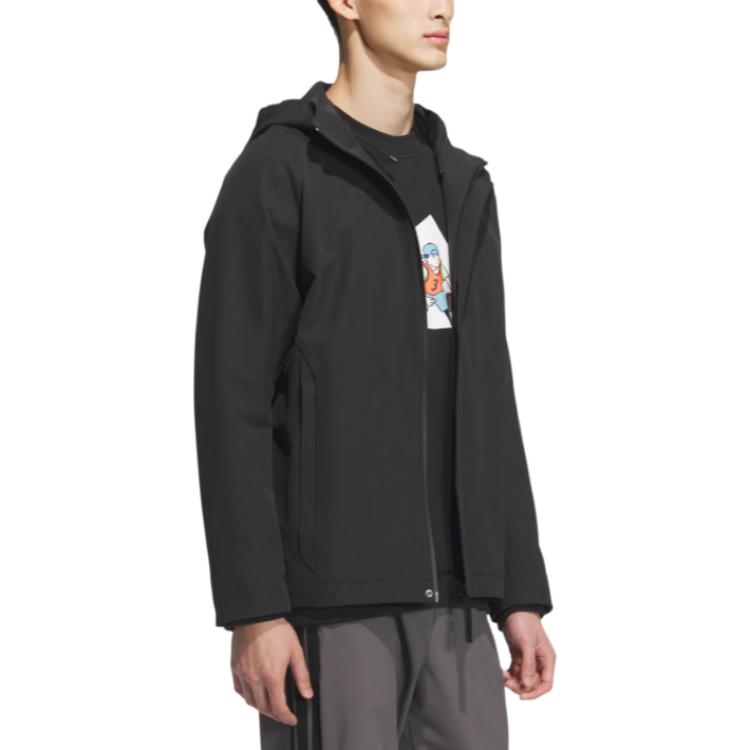 Adidas FW25 Wuzong Solotex Теплая Водонепроницаемая Дышащая Утепленная Куртка с Капюшоном Мужская Куртки KC5913