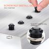 2pcs 12mm Latching Push Button Switch Black Shell with pre-Wiring, IP65 Waterproof Push Button Switch