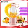 1PC Rechargeable Mixers Fresh Fruit Juicers Blue/Pink Usb Portable Juice Bottle Mini Fast Electric Blender Smoothie Ice Maker