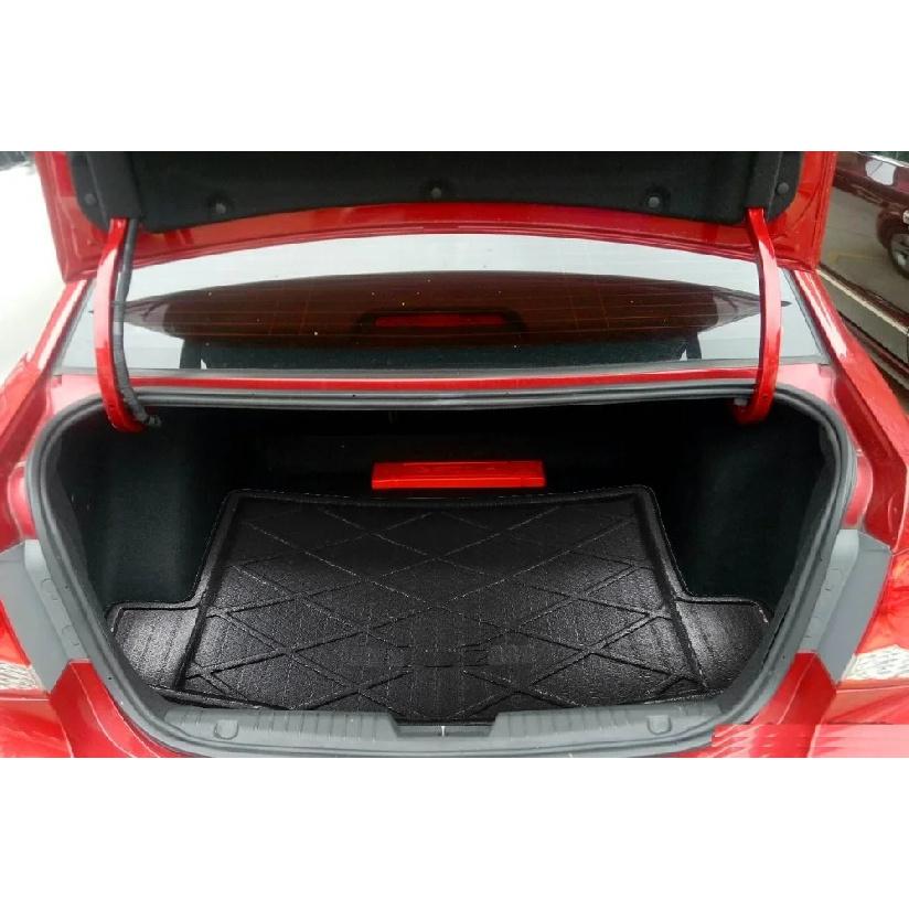 Buildreamen2 Car Styling Tail Trunk Mat Tray Boot Liner Floor Cargo Mud Carpet Pad For Land Rover Freelander 2 2006-2014