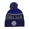 Chelsea FC Text Knitted Bobble Hat