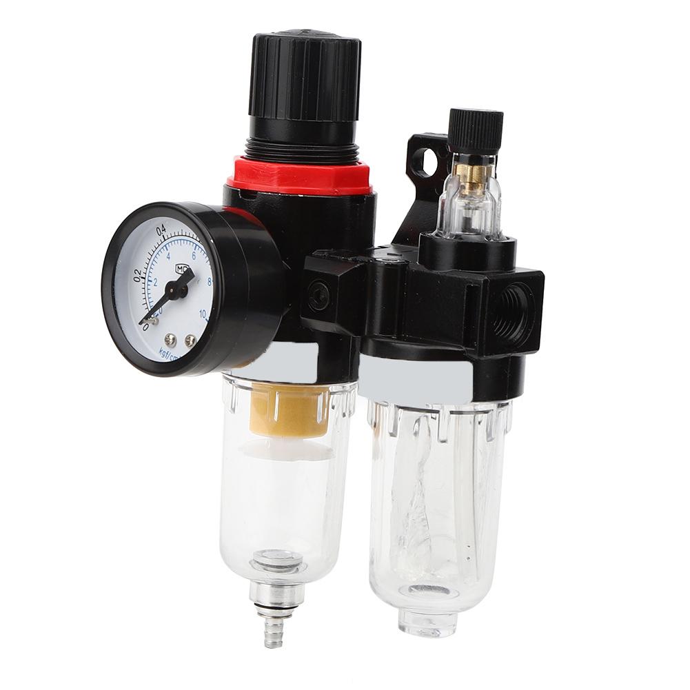 Treatment, Compressed Filter Regulator, AFC2000 Oil-water Separator Filter, 1Celsius4 Inch NPT Pressure Regulator, Gas Liquid, A essories