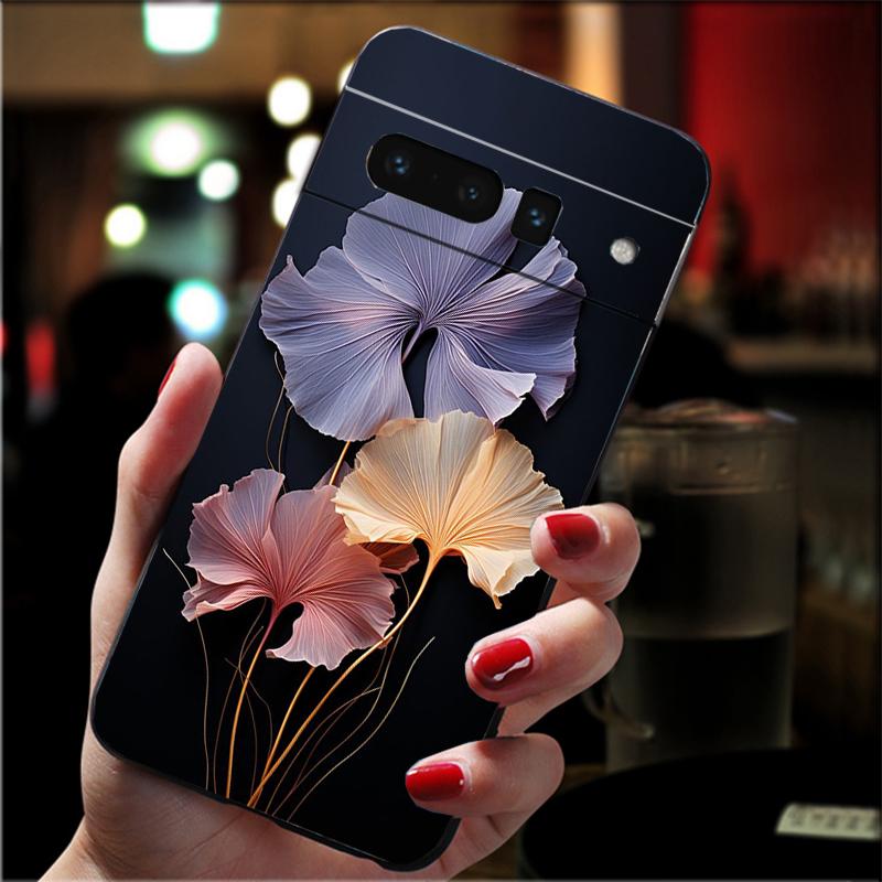 Flower Leaf Bird Phone Case For Google Pixel 8 7 Pro 7A 7 6A 6 Pro Pixel 8A 4A 3A 4 XL Pixel 5 6 4 3A XL