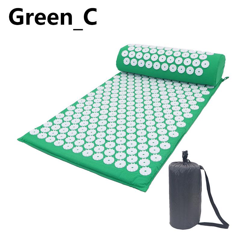 Лотос Массажер Подушка Шипы Коврик Боль в спине Домашний фитнес Снятие стресса Тренажерный зал Акупунктура Йога Коврик Расслабляющая Подушка Тело