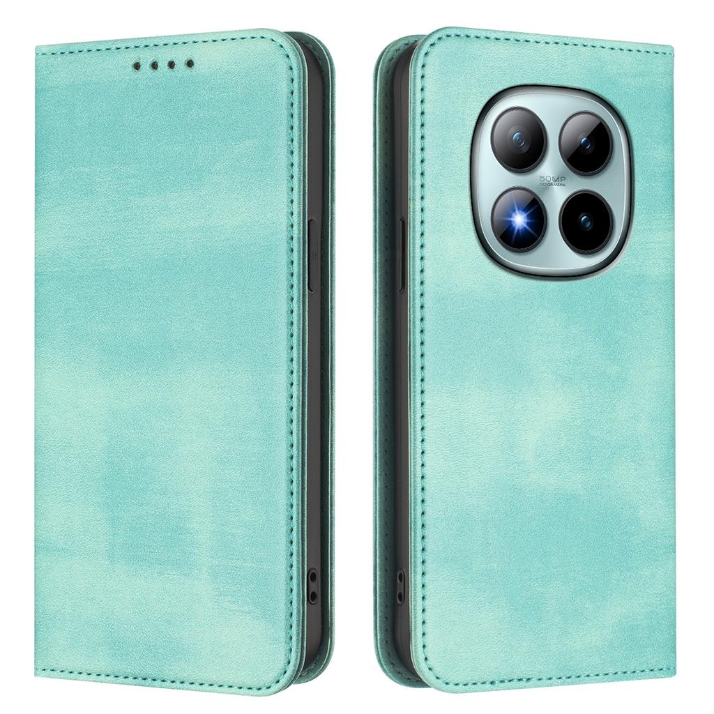 Для Xiaomi Redmi Note 15 Pro+ 5G Чехлы-кошельки Кожаный чехол для телефона с ретро-текстурой и RFID-блокировкой