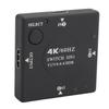 HD Multimedia Interface 2.0 Switch 4K 60HZ 3 In 1 Out HD Multimedia Interface Selector for Digital