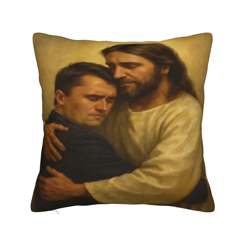 Trendy Sofa Charlie Kirk Angelic AdvocateDecorations Pillowcase Merch  Pillow Covers Square Multi Size