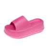 Fashion Women's Solid Color Summer Thick Soled Non-slip Comfortable Increase Slippers Casual Sandals Outdoor Women's Shoes