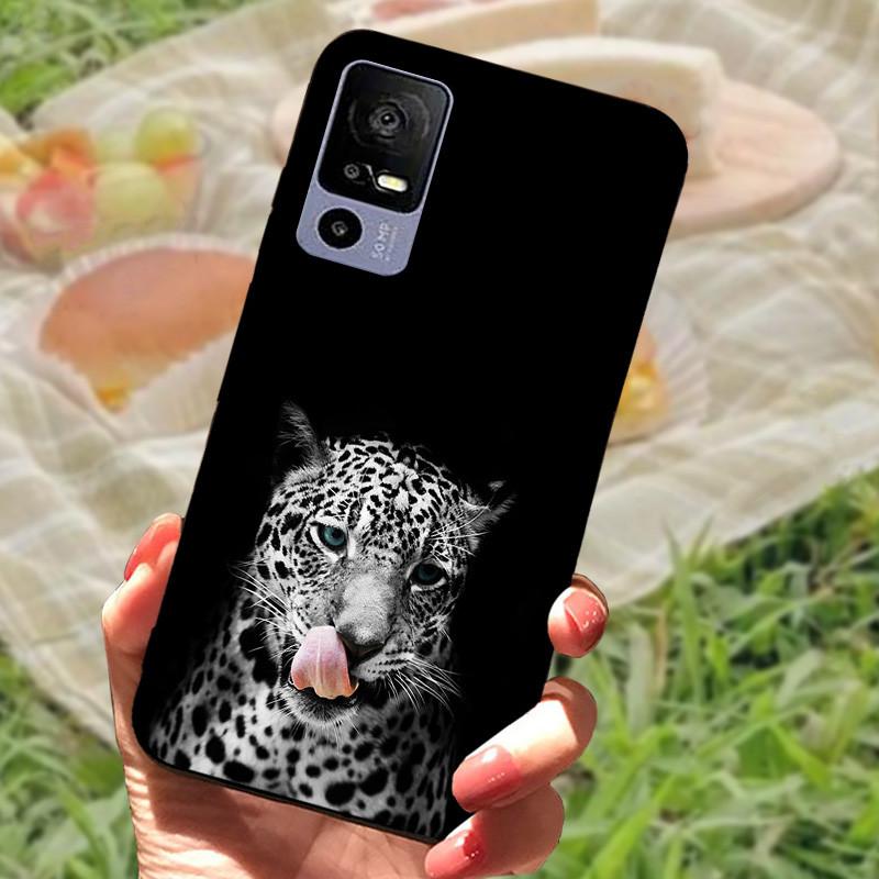Soft TPU Phone Case For TCL 40R 5G Shockproof Black Protection Bumper For TCL 40 R 5G Beautiful Fashion Phone Back Fundas Coques