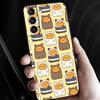 Желтое Ленивое Яйцо Гудетама Силиконовый Чехол Для Samsung S23 Ultra S24 5G S21 S20 FE Задняя Крышка Для Galaxy S22 s23 S24 S10 Plus Чехлы